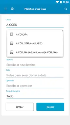 Transporte Público de Galicia android App screenshot 6